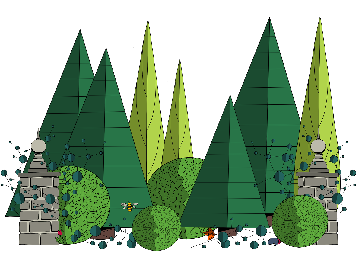 Plaatje Rug trees park plus seasons