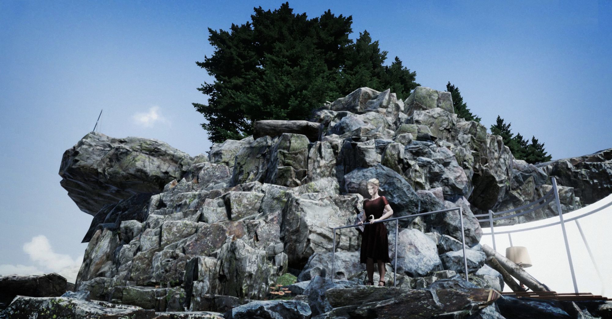 Still foto uit 'Eight', virtual reality opera van Michel van der Aa