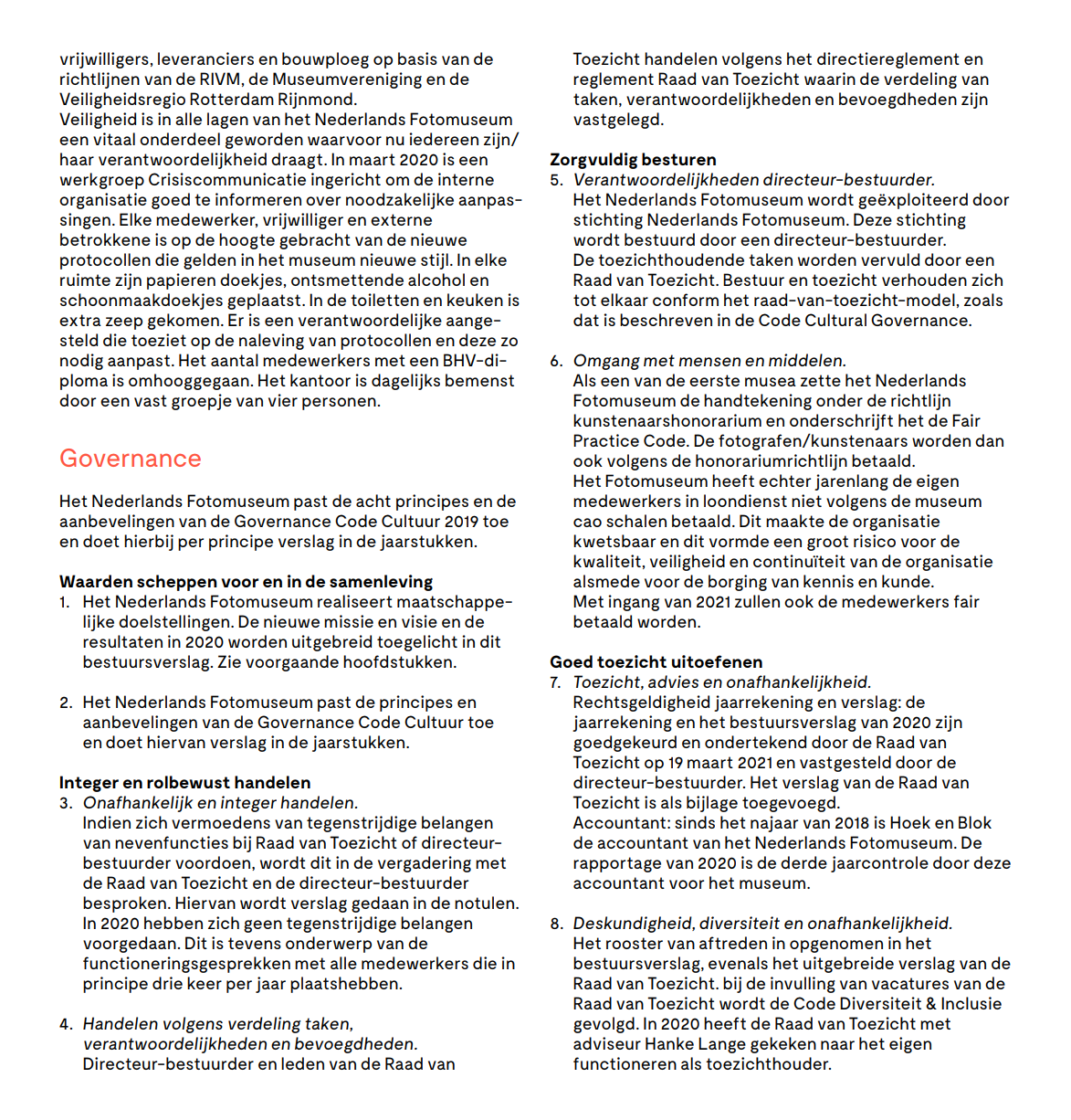 Jaarverslag Fotomuseum en GCC