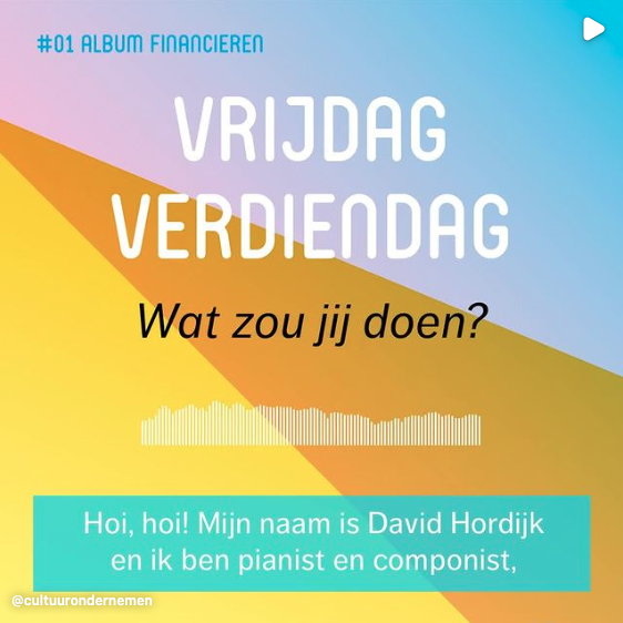 Instagram post Vrijdag Verdiendag #1 David Hordijk