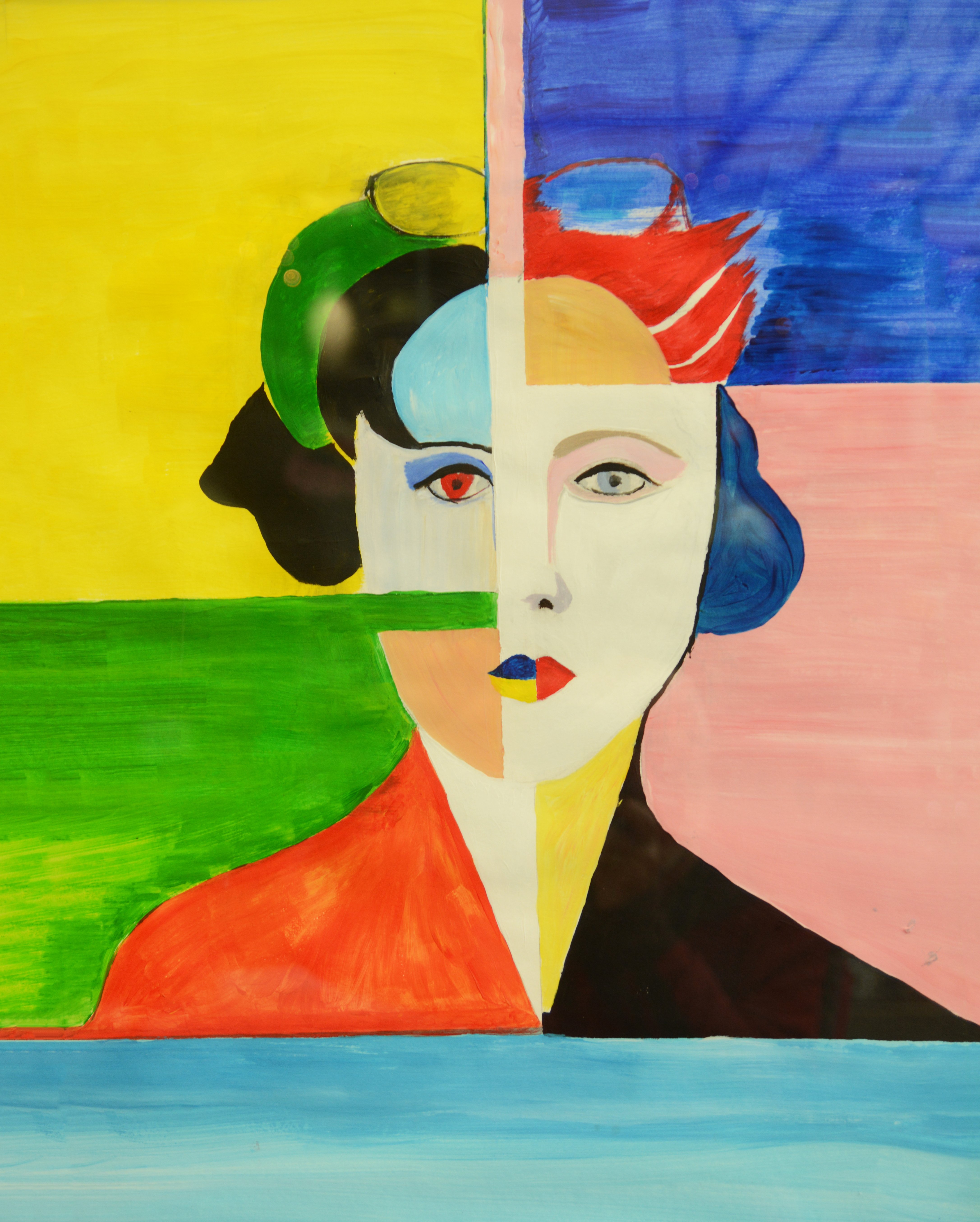 Werk van cursist Scholen in de Kunst, diversiteitsweek 2021 – fotograaf Henry Krul