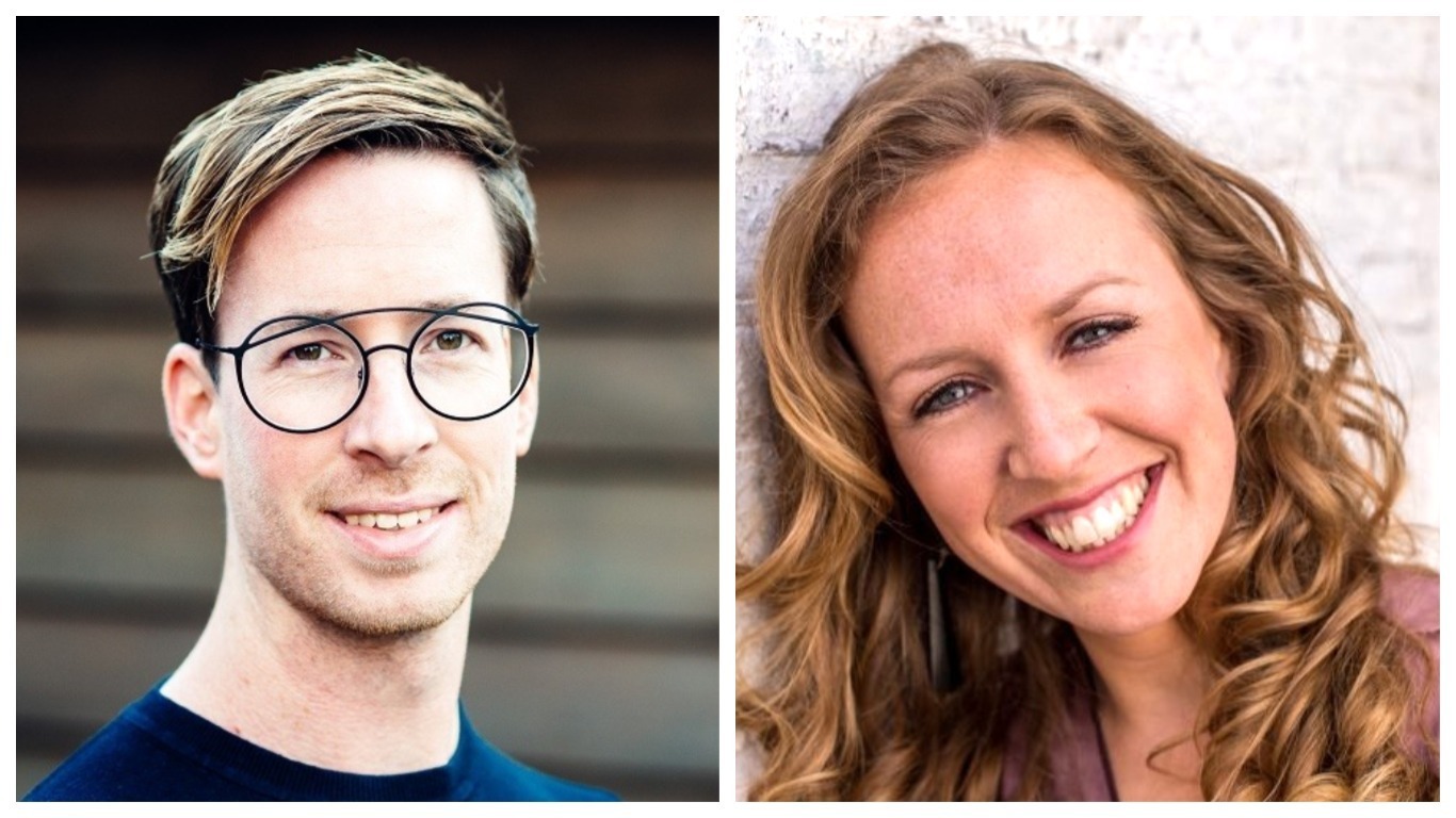 Dubbelportret Roel Funcken en Jojanneke van de Weetering